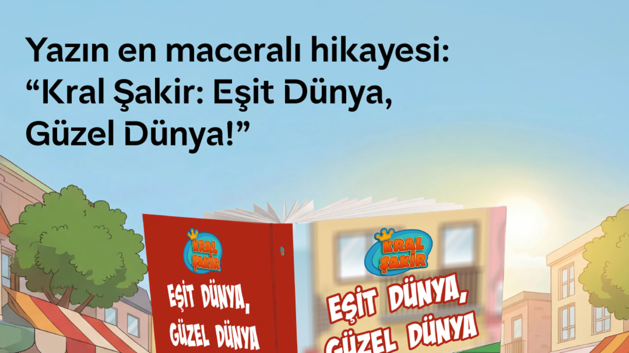 QNB Türkiye ve Kral Şakir’den Çocuklara Karne Hediyesi Kitap